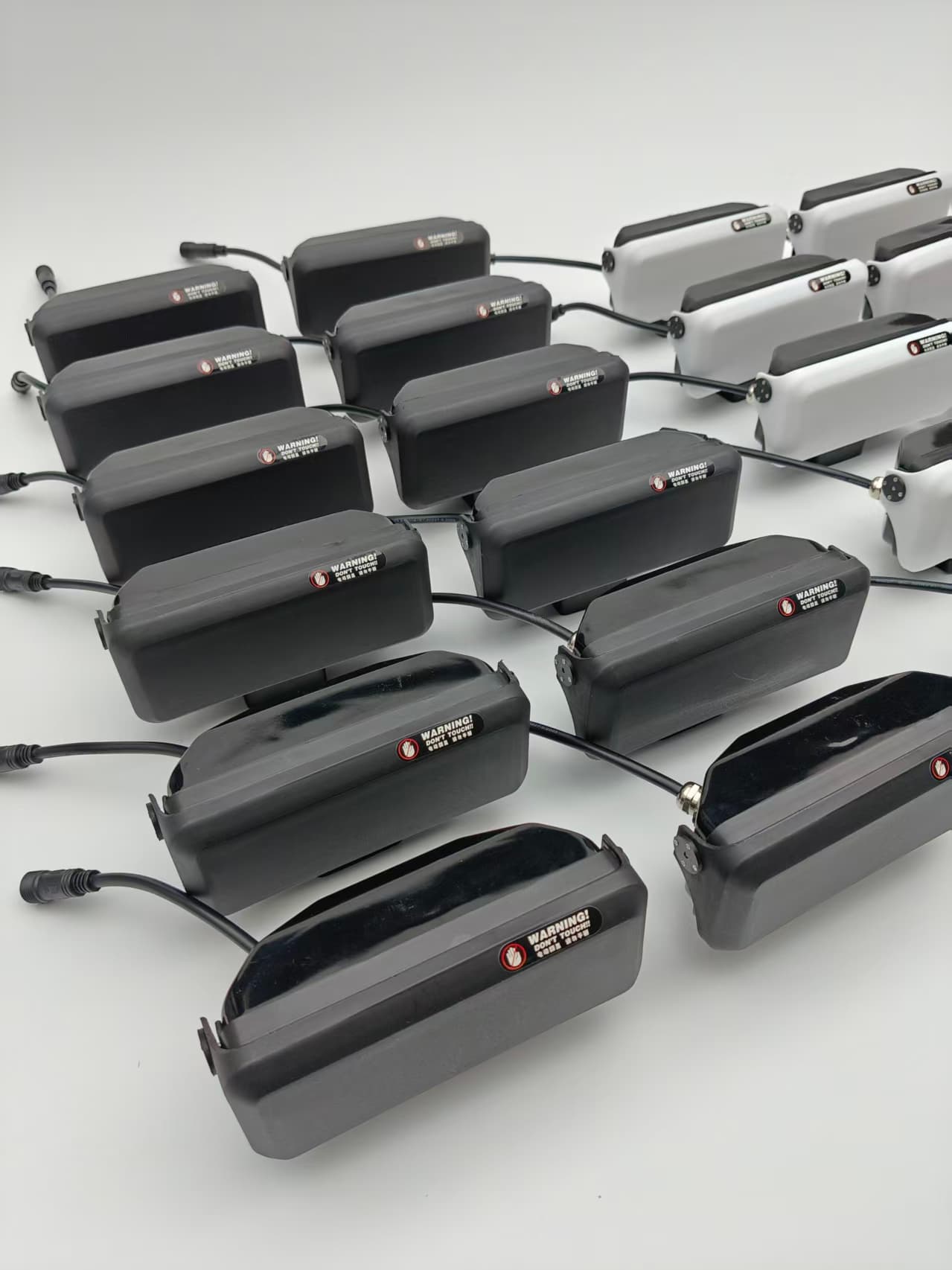 Actual black and silver motorized pop-up auxiliary light units